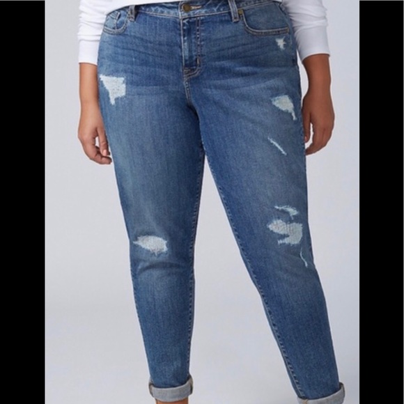 Lane bryant boyfriend jeans Clearance